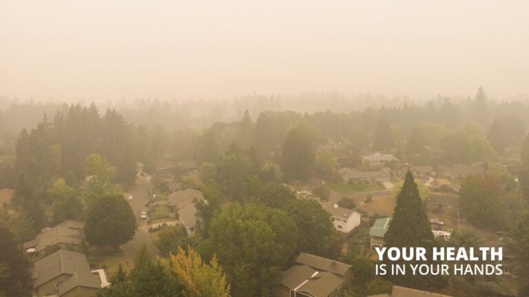 What is causing the poor air quality in Montana